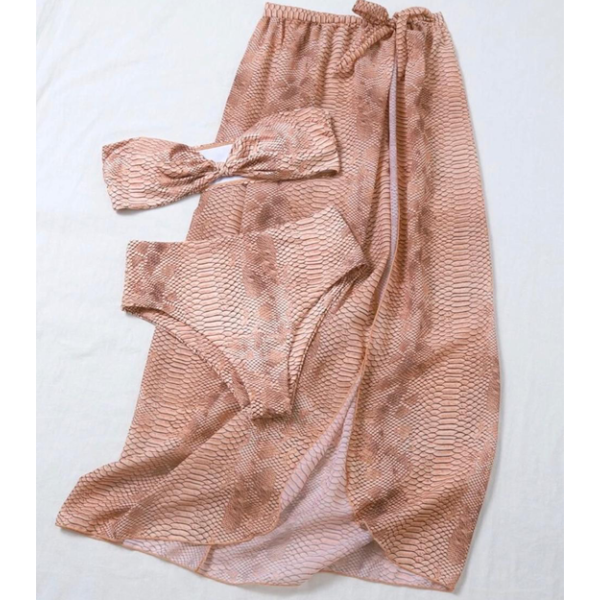 Brown-Snake-print-swimwear-threepieces-trespiezas-swimsuit-kimkardashian-kyliejenner-trajedebano