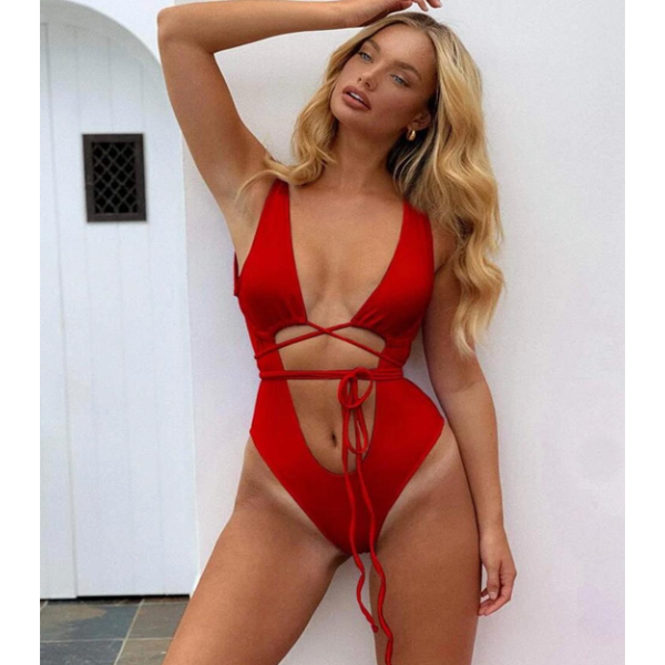 Sexy-Red-bikini-woman-swimwear-twopieces-dospiezas-swimsuit-kimkardashian
