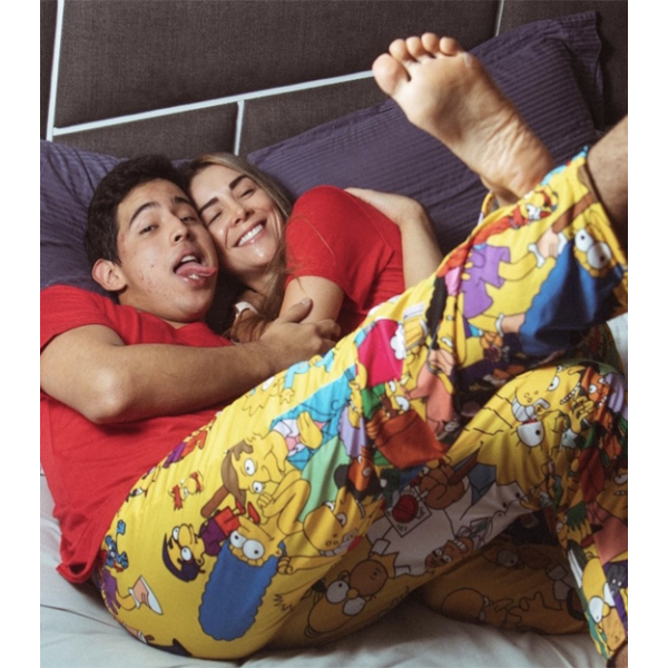 Pijama-Simpson de-hombre-menpajama-sleepwear-nightwear-pijama