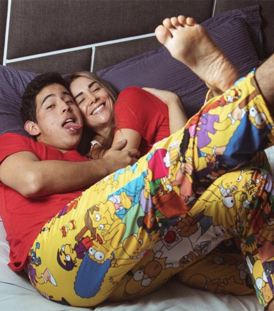 Pijama-Simpson de-hombre-menpajama-sleepwear-nightwear-pijama