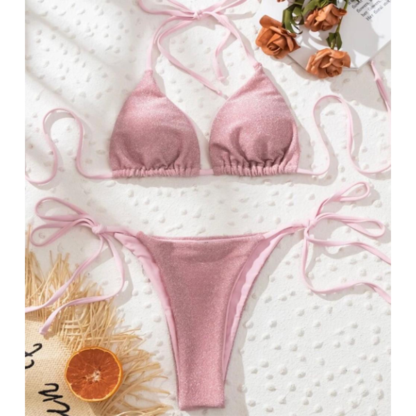 Simple-Pink-bikini-swimwear-twopieces-dospiezas-swimsuit-kimkardashian-kyliejenner