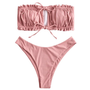 Bikini Strapless Sweet Pink de dos piezas